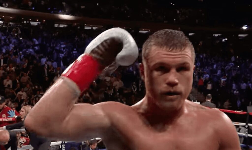 imagem de Saul Canelo Alvarez, o melhor boxeador do mundo