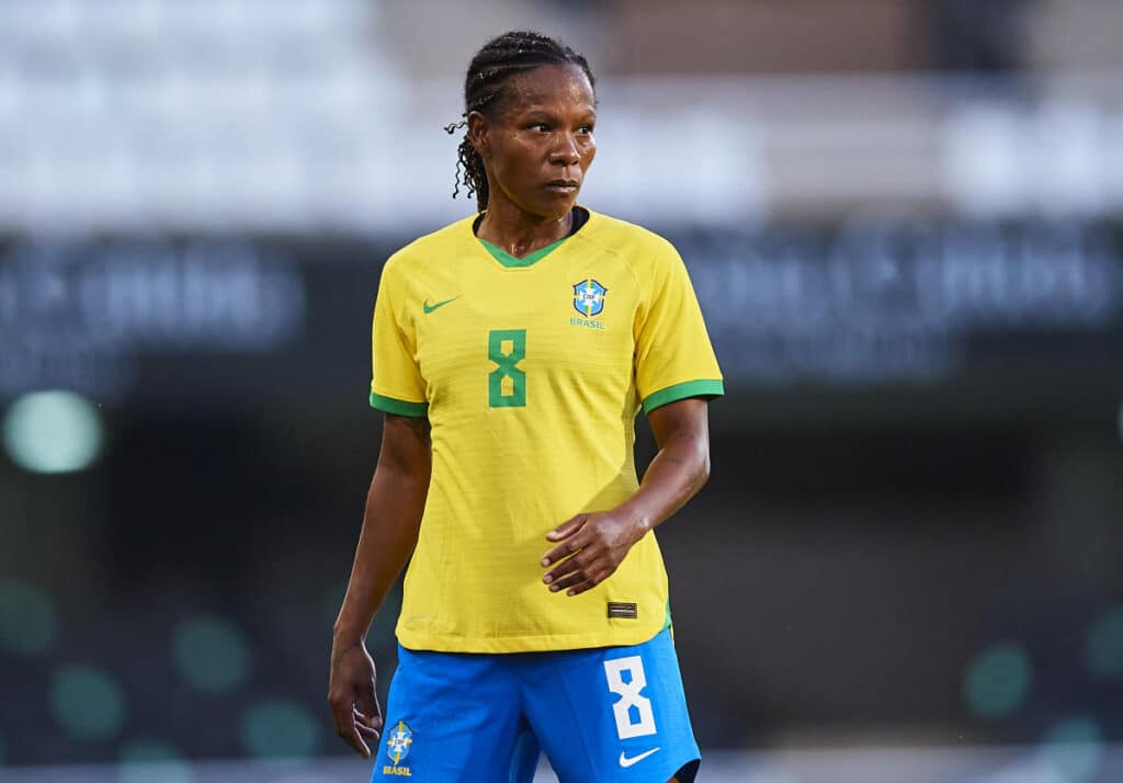 Jogadora Formiga, da Seleção Brasileira