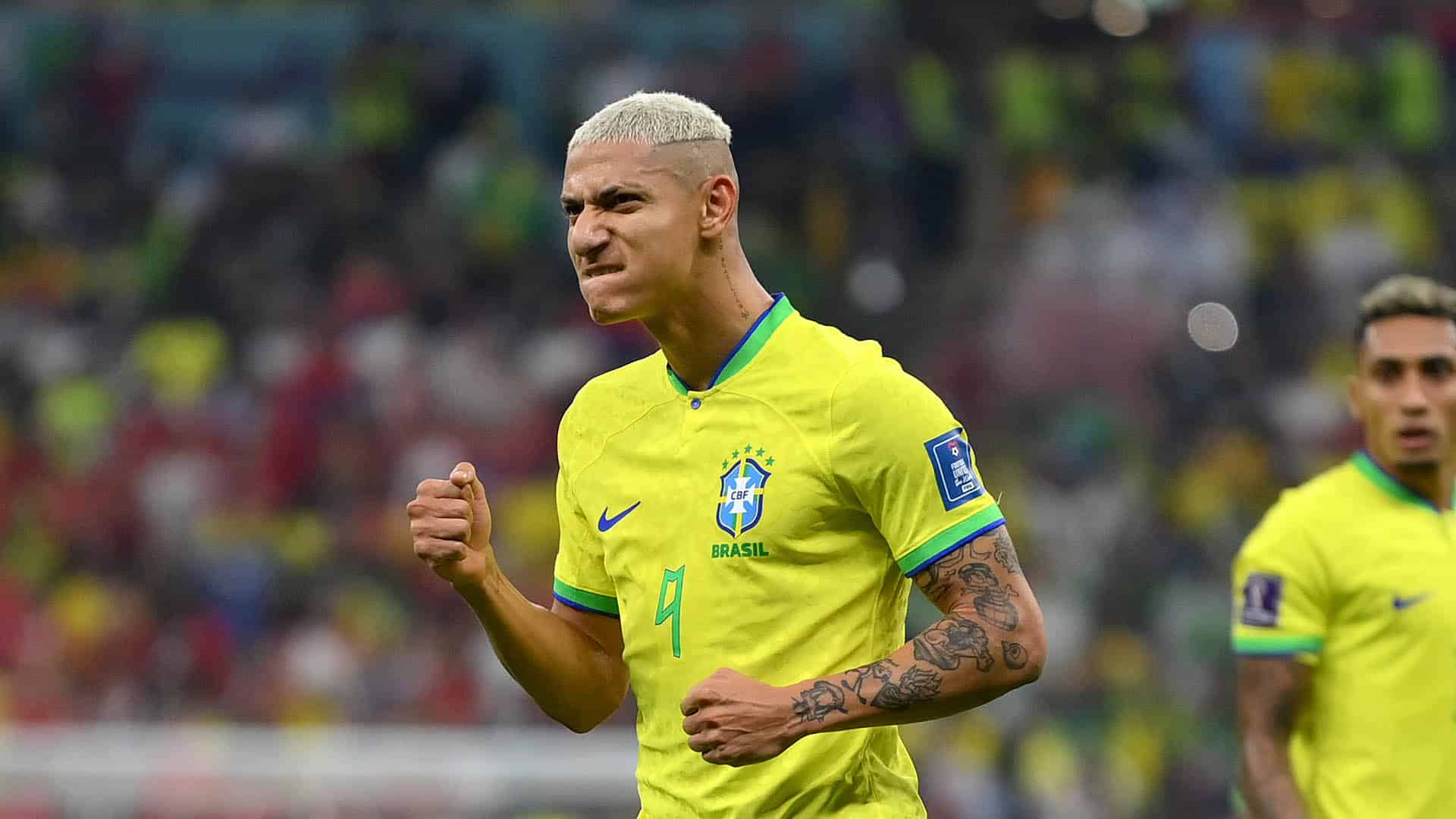 Richarlison, jogador da Seleção Brasileira de futebol