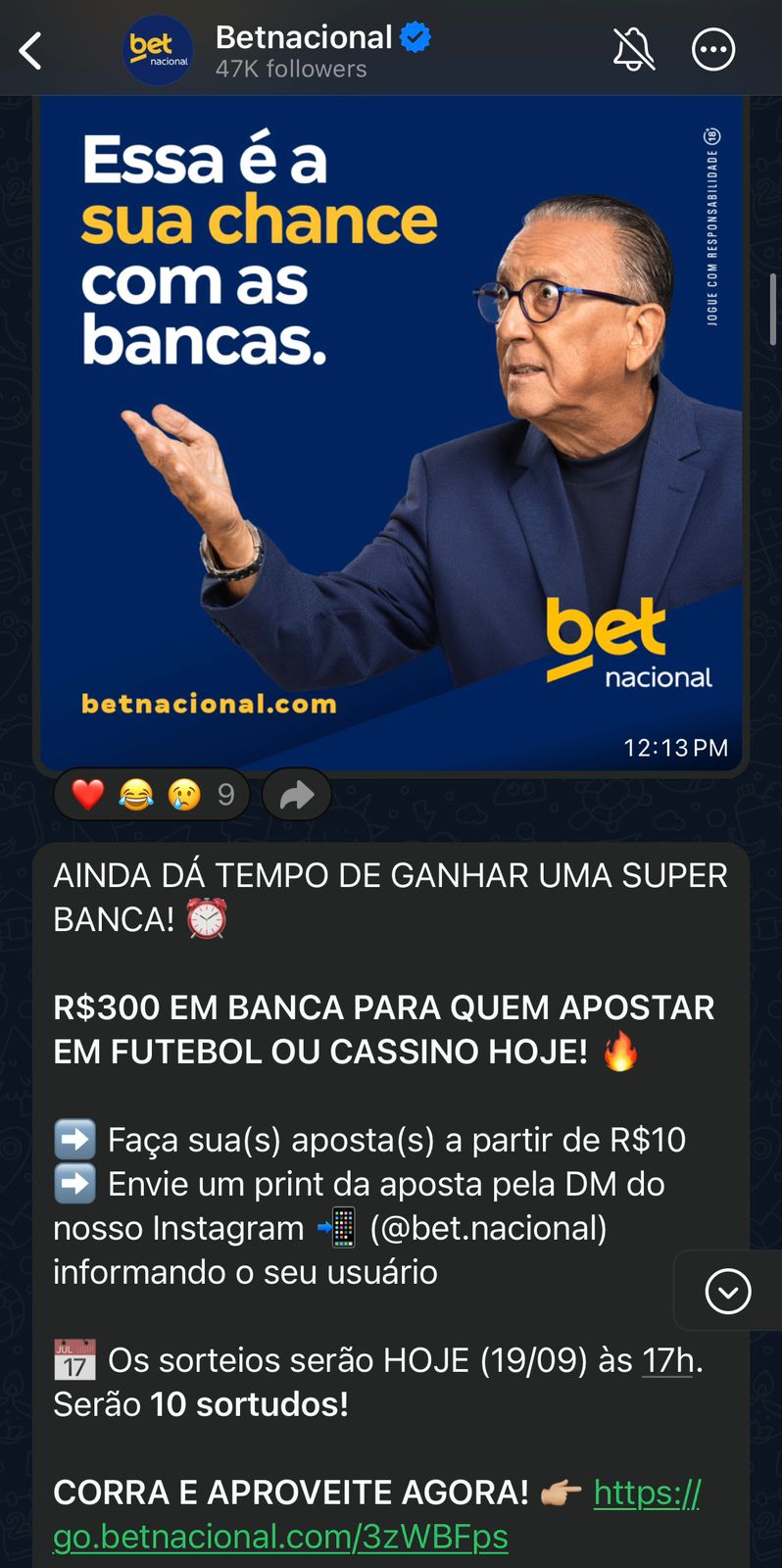 canal da betnacional no whatsapp