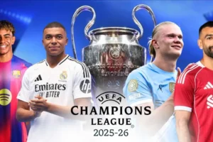 Champions League 2025/26: grupos, jogos e calendário