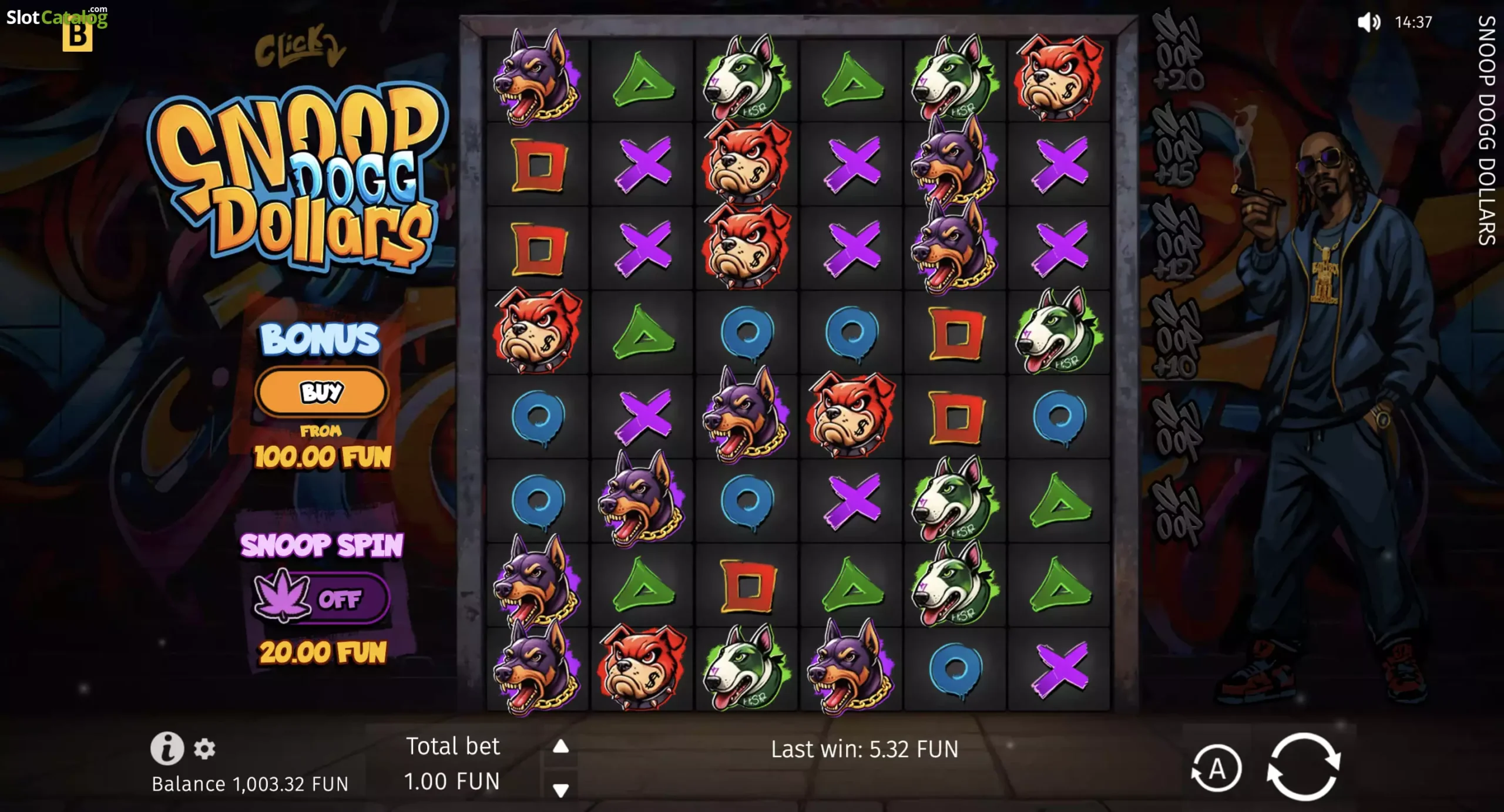 Como jogar Snoop Dogg Dollars